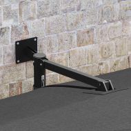 Градински парасол Антрацит и черен 248.5 x 247.5 x 160 см