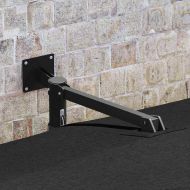 Градински парасол Черно и черно 248.5 x 247.5 x 160 см