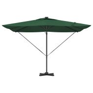 Плажен чадър Зелен 286 x 285 x 270 см Алуминий