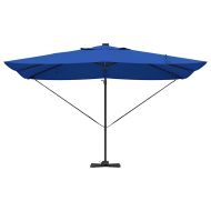 Чадър Рома с ветрило Син и Черен 352 x 251 x 265 см