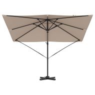 Рома Парасол Таупе 286 x 285 x 265 см Полиестер и алуминий