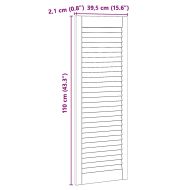 Врата за шкаф с врата Естествен 140.5 x 2.1 x 49.5 см