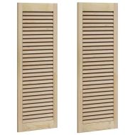 Врата за шкаф с врата 2 pcs Естествен 140.5 x 2.1 x 49.5 см