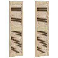 Врата за шкаф с врата 2 pcs Естествен 140.5 x 2.1 x 49.5 см