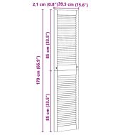 Врата за шкаф с врата Естествен 140.5 x 2.1 x 49.5 см