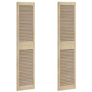 Врата за шкаф с врата 2 pcs Естествен 140.5 x 2.1 x 49.5 см