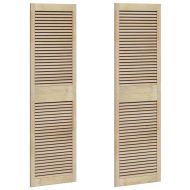 Врата за шкаф с врата 2 pcs Естествен 140.5 x 2.1 x 49.5 см