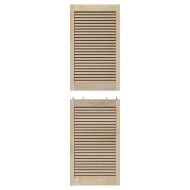 Врата за шкаф с врата 2 pcs Естествен 140.5 x 2.1 x 49.5 см