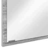 Огледало с огледало Сив Сонома 90 x 8,5 x 37 см Инженерно дърво