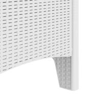 Градински стол 2 pcs Бяло 53 x 49 x 85 см PP