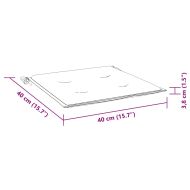 Градински столове, 2 бр, сиви възглавници, тиково дърво масив