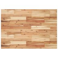 Стенен рафт за мивка, стомана и масивно дърво акация