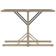 Бистро комплект с възглавници 3 части бежов микс полиратан