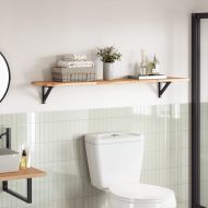 Плот за маса, правоъгълен, 140x30x2 см, акация масив