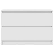 ТВ шкаф бял 80x35x54 cm Изработена дървесина