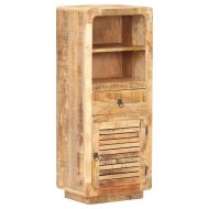 Висок шкаф, 45x32x110 см, грубо мангово дърво