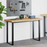 Плот за бюро, маслен финиш, 120x50x4 см, масивно дърво акация