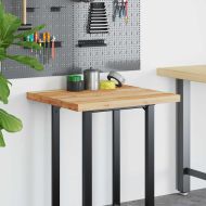 Плот за бюро, маслен финиш, 80x60x4 см, масивно дърво акация