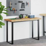 Плот за бюро, маслен финиш, 120x60x4 см, масивно дърво акация