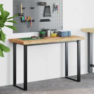 Плот за бюро, маслен финиш, 140x60x4 см, масивно дърво акация