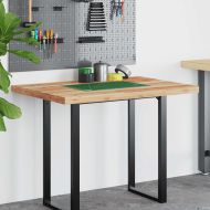 Плот за бюро, маслен финиш, 100x70x4 см, масивно дърво акация