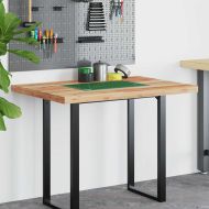 Плот за бюро, маслен финиш, 120x70x4 см, масивно дърво акация