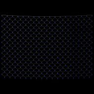 Коледна светеща мрежа, синя, 3x3 м, 306 LED, за закрито/открито