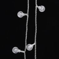 Светещи топки стрингове 40 м 400 LED топло бели 8 функции