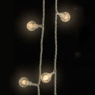 Светещи топки стрингове 40 м 400 LED топло бели 8 функции