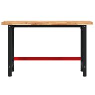 Работна маса, 140x60x83 см, масивно дърво акация, правоъгълна