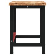 Работна маса, 140x60x83 см, масивно дърво акация, правоъгълна