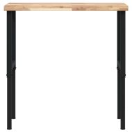 Работна маса, 100x60x(73-99,5) см, масивна акация, правоъгълна