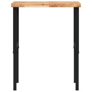 Работна маса, 80x60x(73-99,5) см, масивна акация, правоъгълна