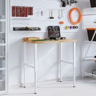 Работна маса, 100x60x(73-99,5) см, масивна акация, правоъгълна