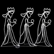 Коледна сцена "Тримата влъхви" с 504 LED 99,5x45,5 см