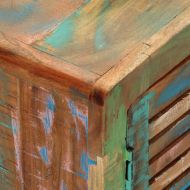 ТВ шкаф, 110x30x40 см, масивно регенерирано дърво