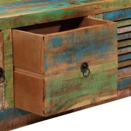 ТВ шкаф, 110x30x40 см, масивно регенерирано дърво