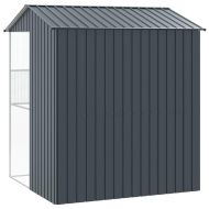 Клетка за птици Антрацит 215 x 210 x 247 см Поцинкована стомана