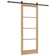 Преплъзваща се врата ORKDAL Естествено и черно 83 х 211 см