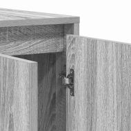 Служебен шкаф Сив сонома 120 x 41 x 75 см Инженерно дърво