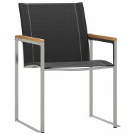 Комплектзахраненевградината 7 pcs Солидно тиково дърво