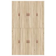 Легло с място за съхранение Сонома дъб 120 x 200 cm