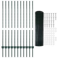 Ограда и колче Зелен 1,2 x 25 m Стомана