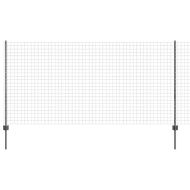 Ограда и колче Сив 1,2 x 10 m Стомана
