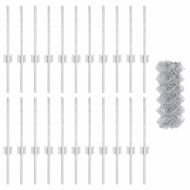 Ограда и колче Сребрист 0,4 x 25 м Стомана