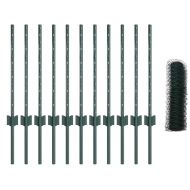 Ограда и колче Зелен 0,5 x 25 м Стомана