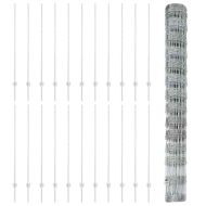 Ограда и колче Сребрист 1,4 x 50 m Стомана