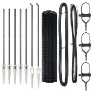 Оградa с колчета Сив 1.4 x 10 m Стомана