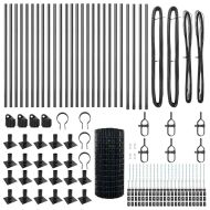 Оградa с колчета Сив 0.6 x 50 м Стомана