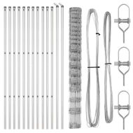 Ограда за пасища Сребрист 25 x 1.5 m Поцинкована стомана